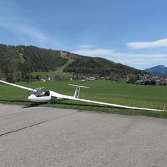 Flugwegposition um 13:14:57: Aufgenommen in der Nähe von Tragöß-Sankt Katharein, Österreich in 2571 Meter